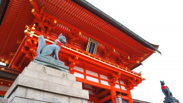 Kyoto Fushimi-Inari-Taisha Shrine 楼門 ふしみいなり