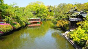 Kyoto Shinsen-en 法成就池 法成橋 神泉苑