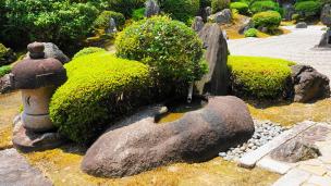東福寺霊雲院の綺麗な九山八海の庭（霊の庭）
