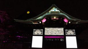 夏に開催される京の七夕堀川会場の二条城二の丸御殿のプロジェクションマッピング 2013年8月8日