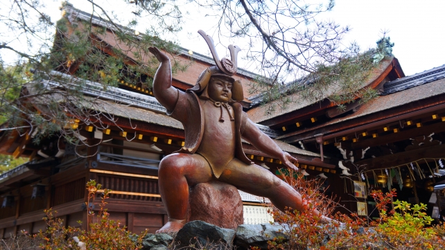藤森神社 金太郎像