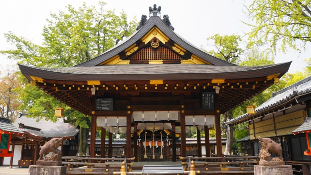 護王神社の拝殿