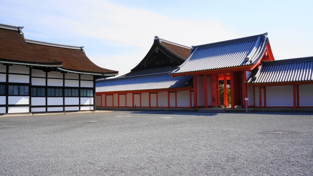 京都御所の月華門