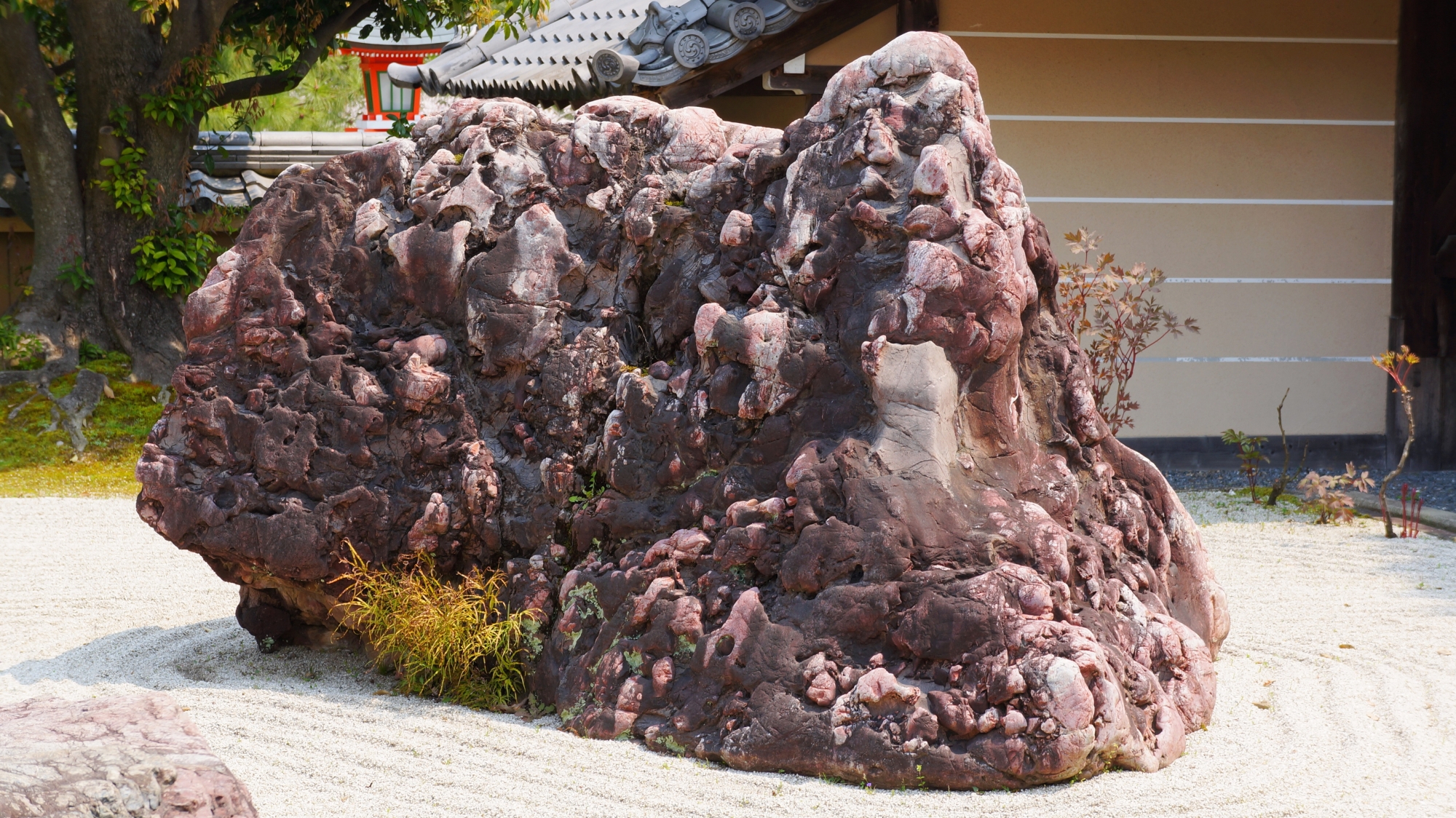 それぞれの岩が動物の形をしているため「動物の石の寺」と呼ばれる正法寺