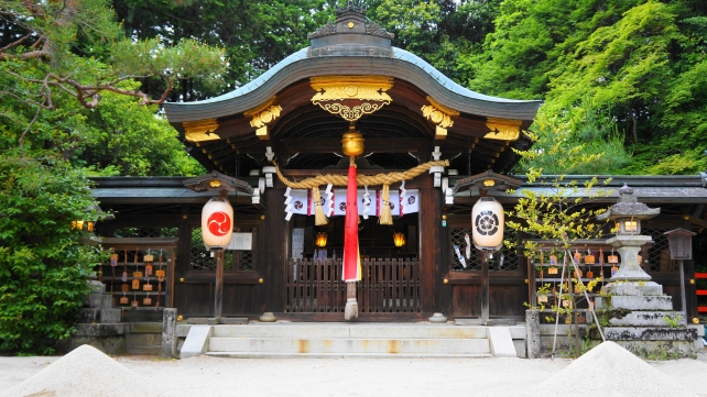 京都八大神社の本殿