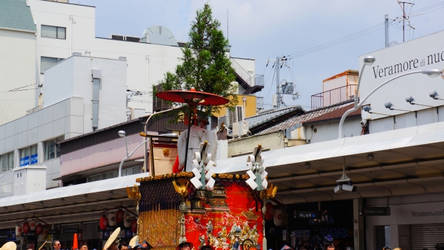 祇園祭の前祭の山鉾巡行での太子山（たいしやま）