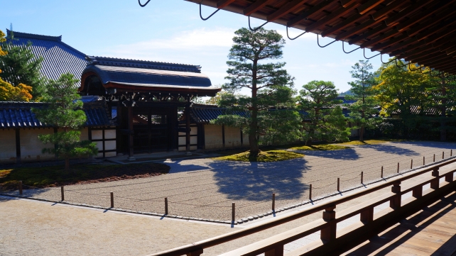 世界文化遺産の嵐山天龍寺の方丈東庭園