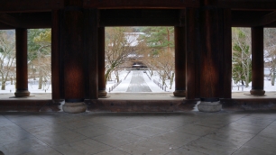 南禅寺 三門 法堂 雪