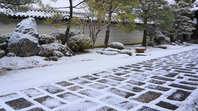 南禅寺 冬 方丈 雪化粧
