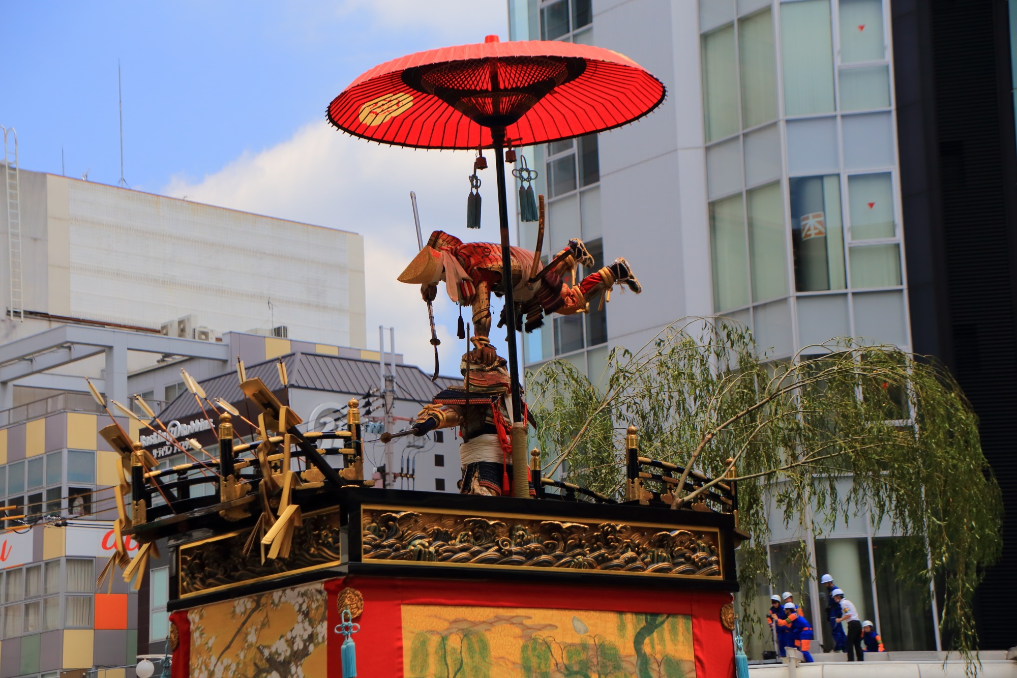 祇園祭後祭の山鉾巡行の浄妙山（じょうみょうやま） 2015年月24日