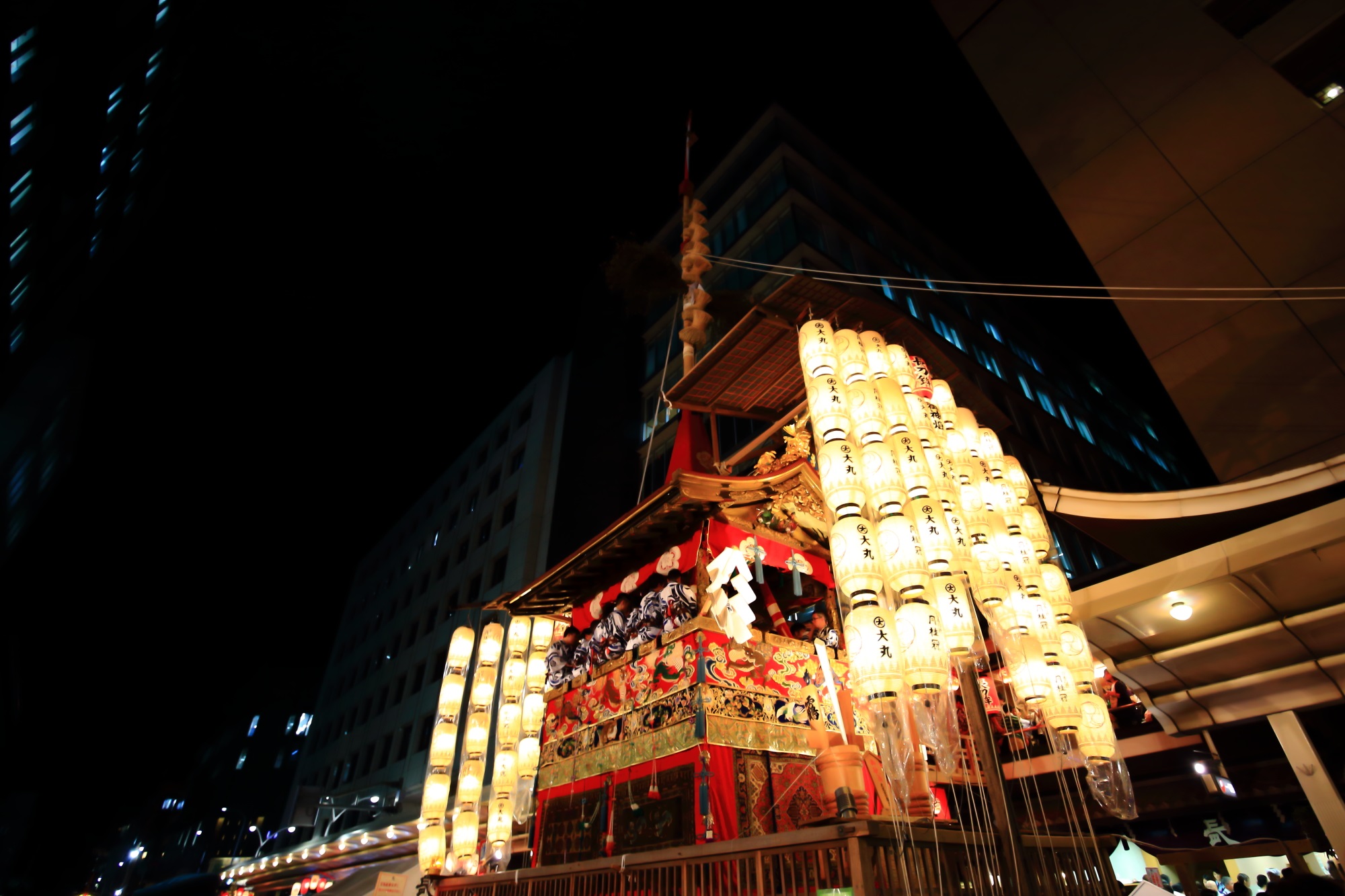 祇園祭の宵々山の長刀鉾