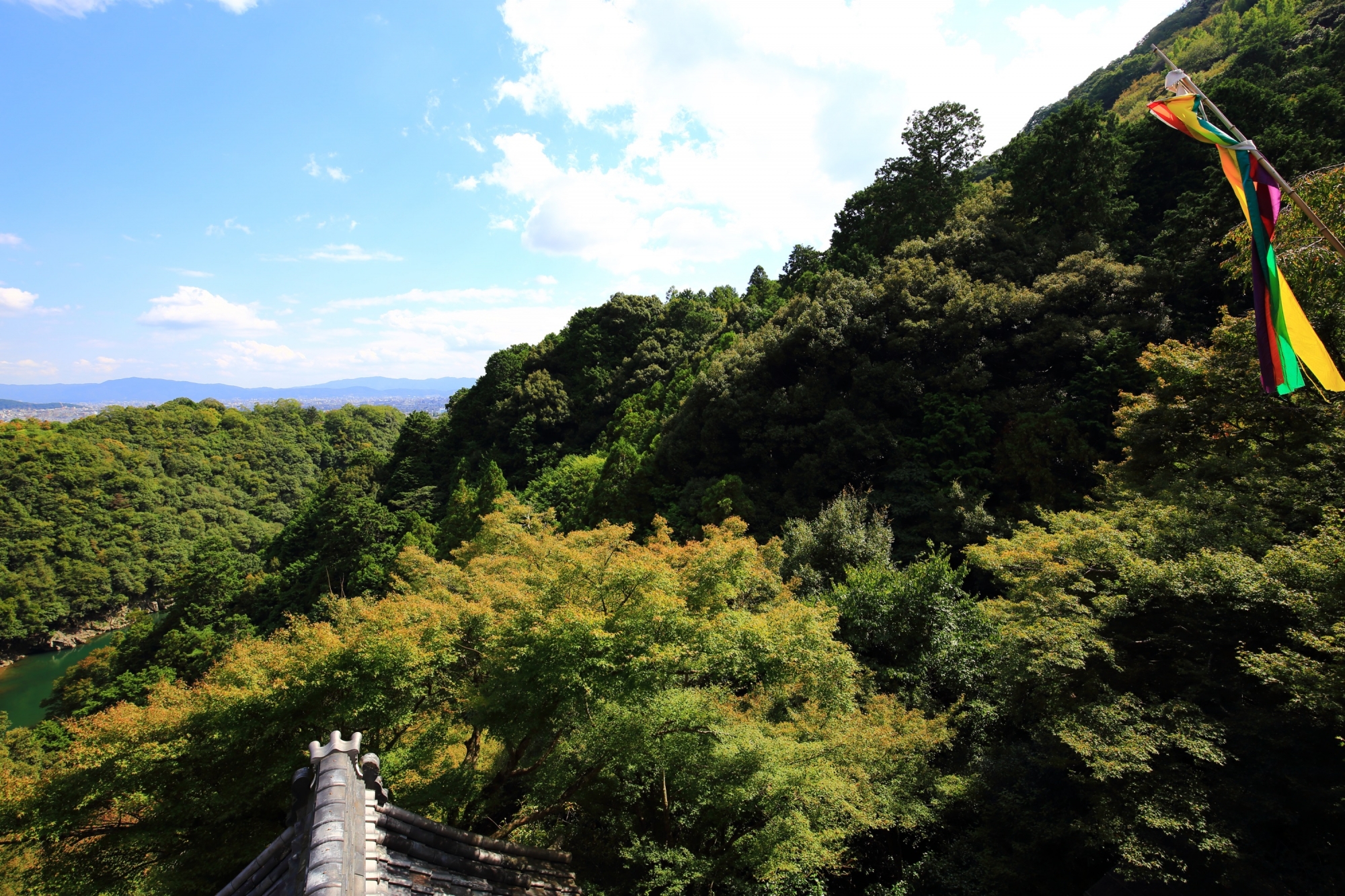 嵐山の大悲閣 千光寺から眺める絶景 2015年10月6日