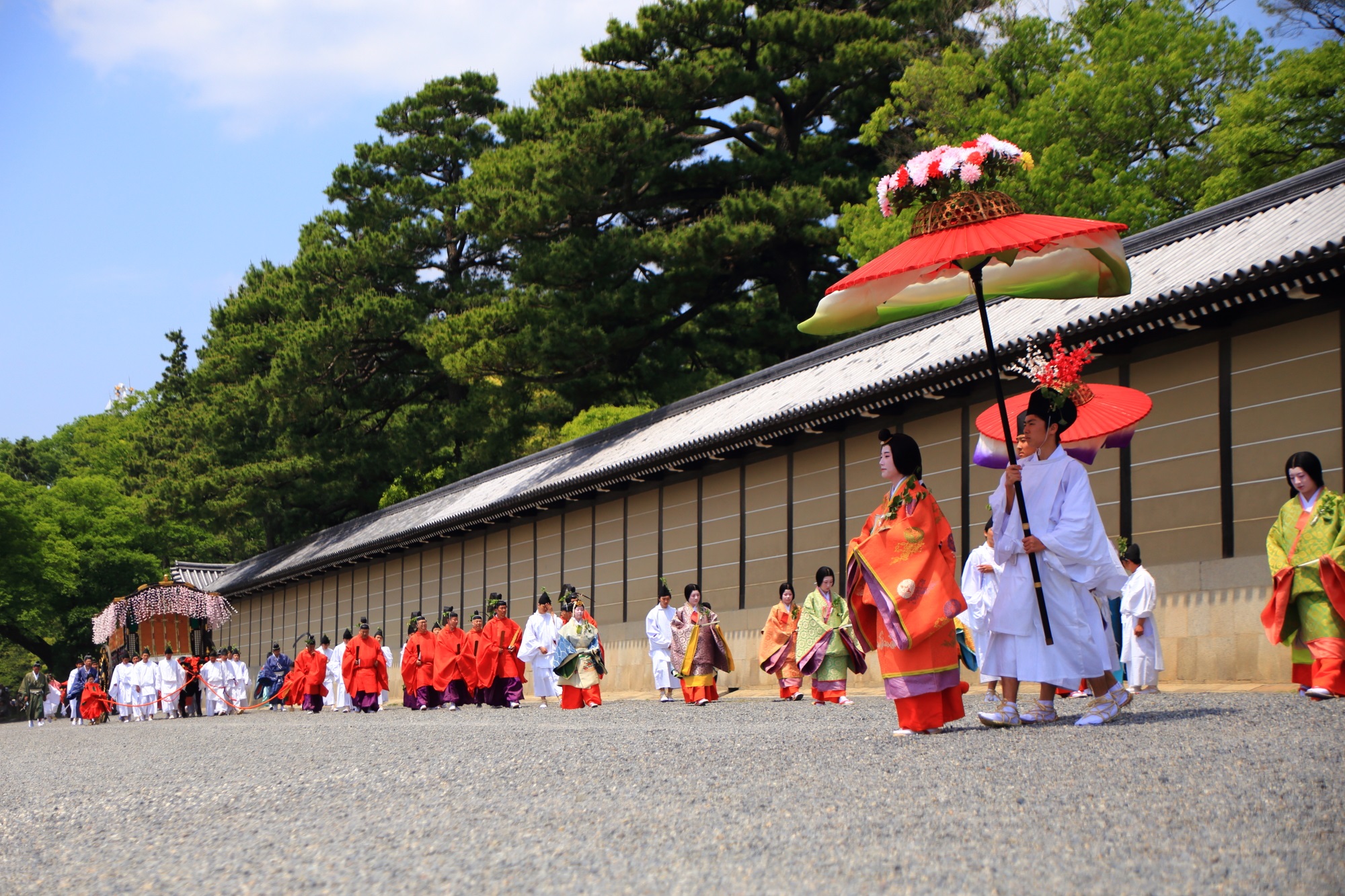 京都三大祭の葵祭の素晴らしい行列