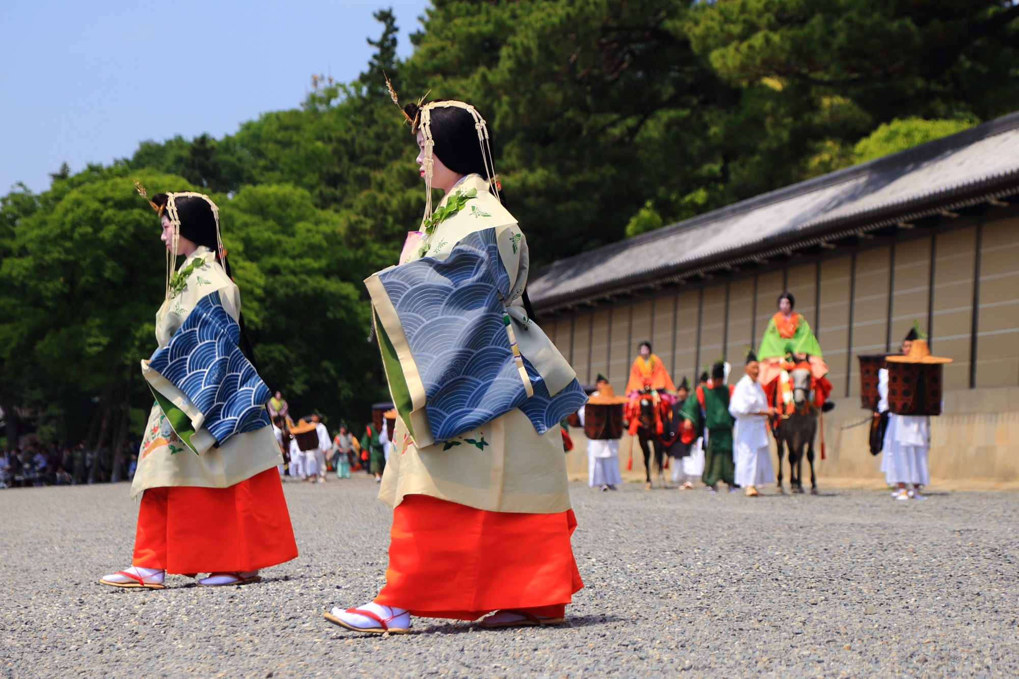 Aoi-Matsuri Festival in Kyoto,Japan