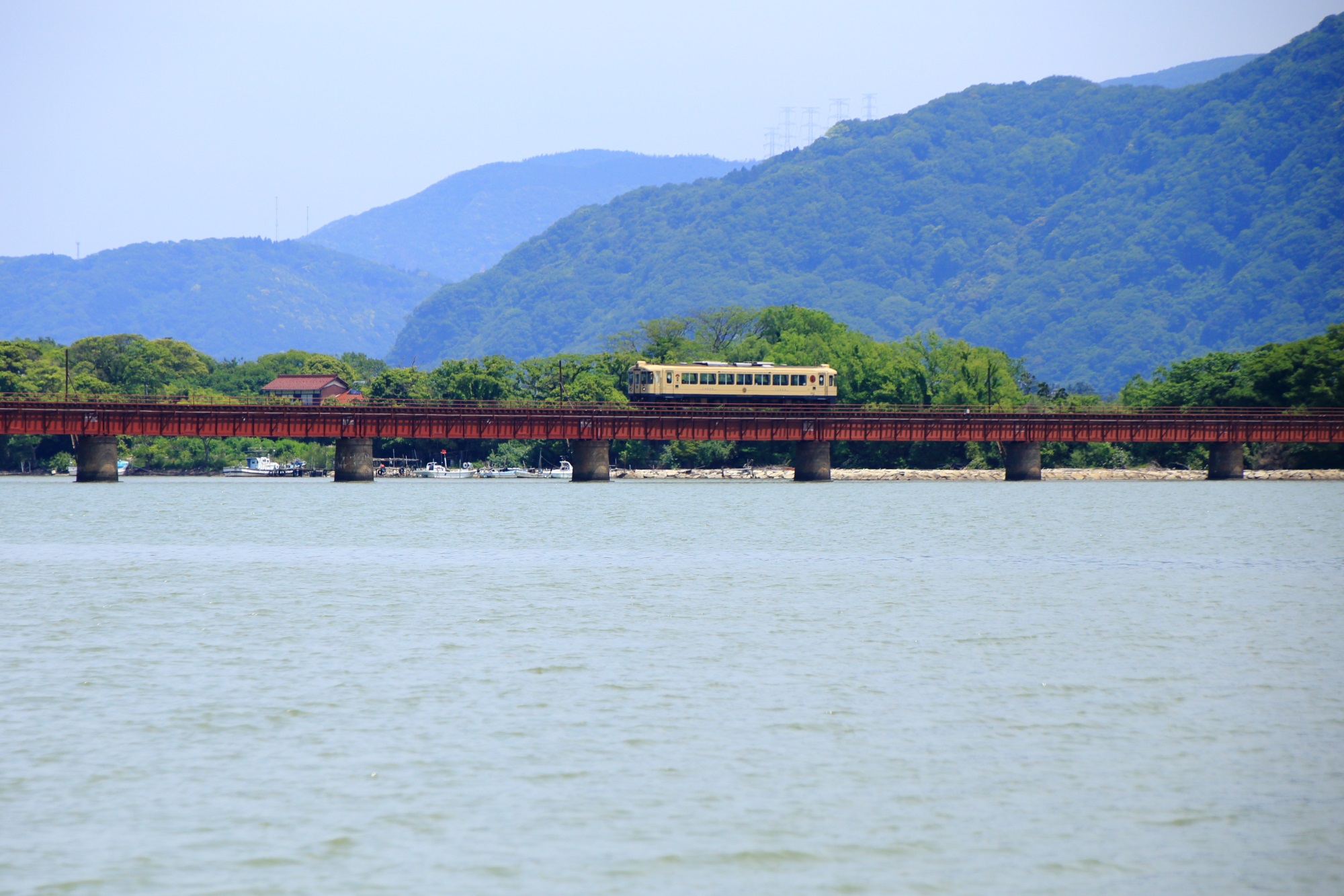 Kyoto Tango Railway Yuragawa bridge Japan