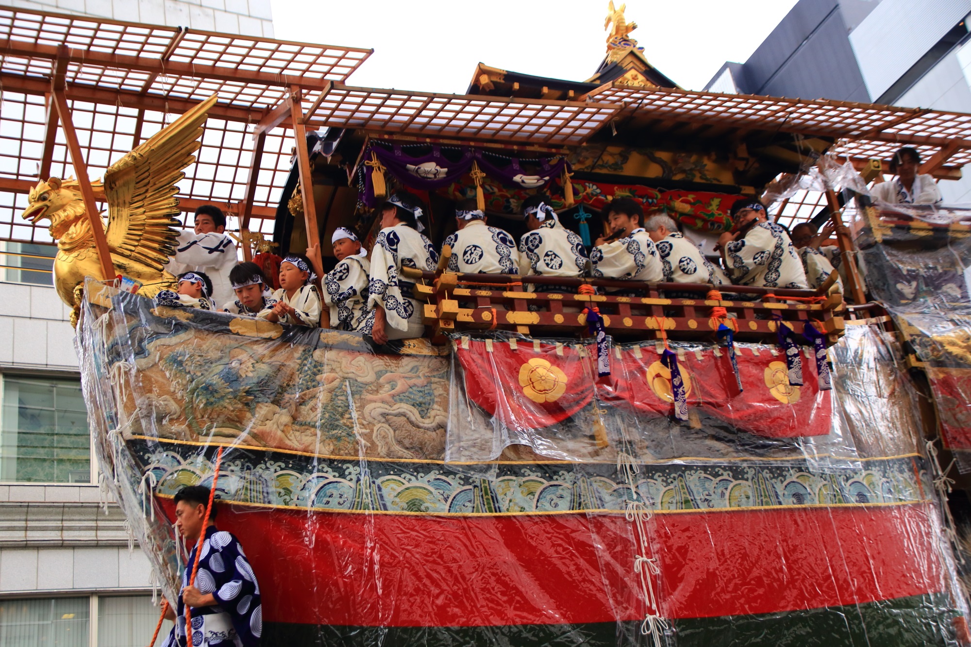 京都三大祭の祇園祭の山鉾巡行の船鉾