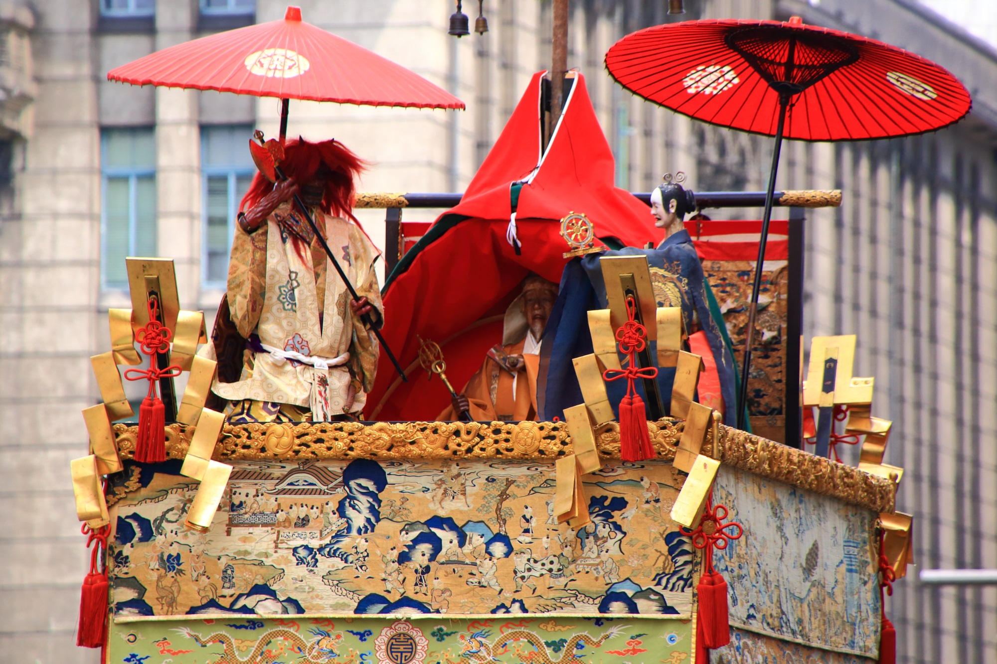 祇園祭 後祭 山鉾巡行　京都の街をめぐる綺麗な山鉾