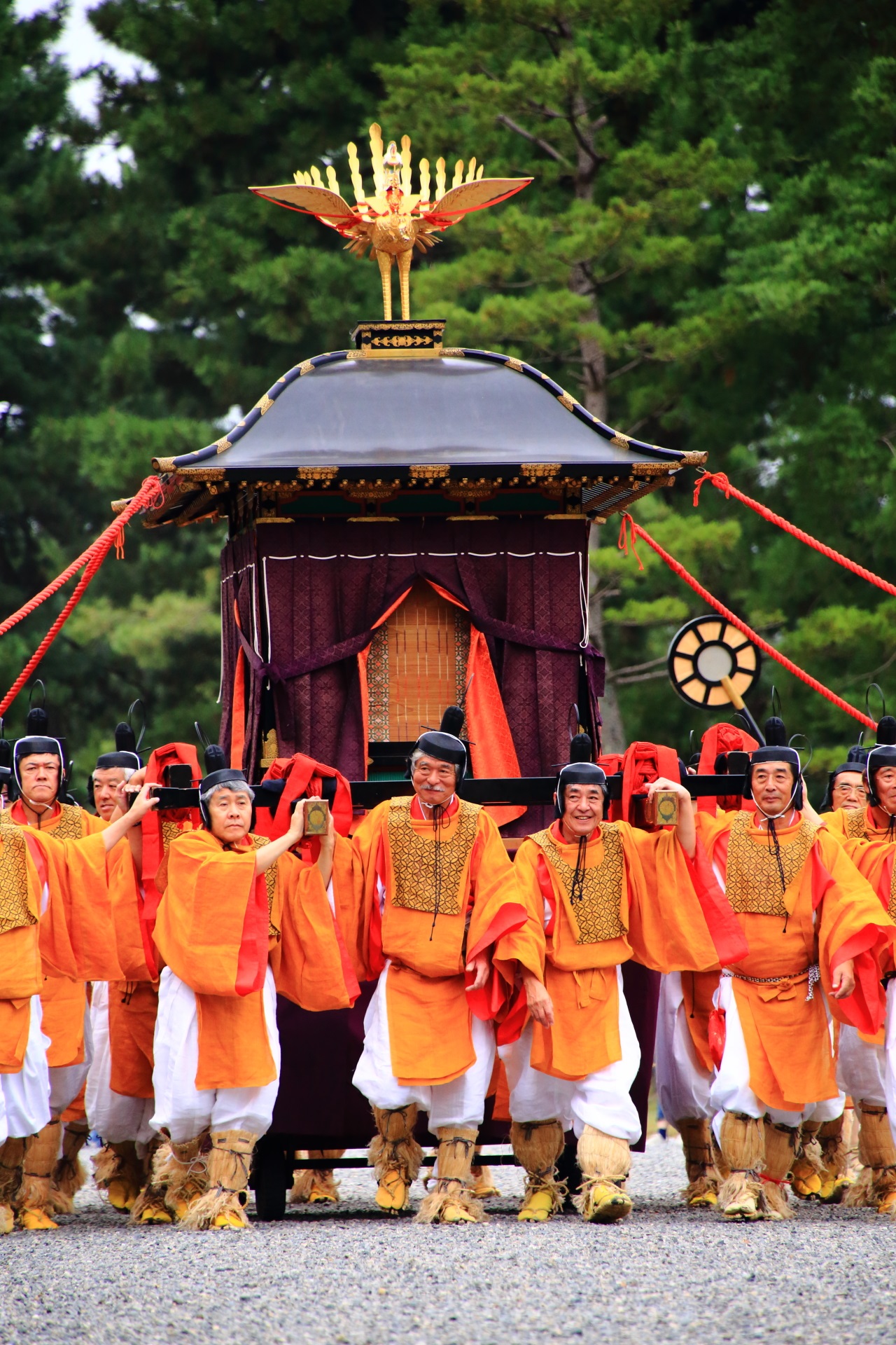 京都三大祭の時代祭の延暦時代の神幸列