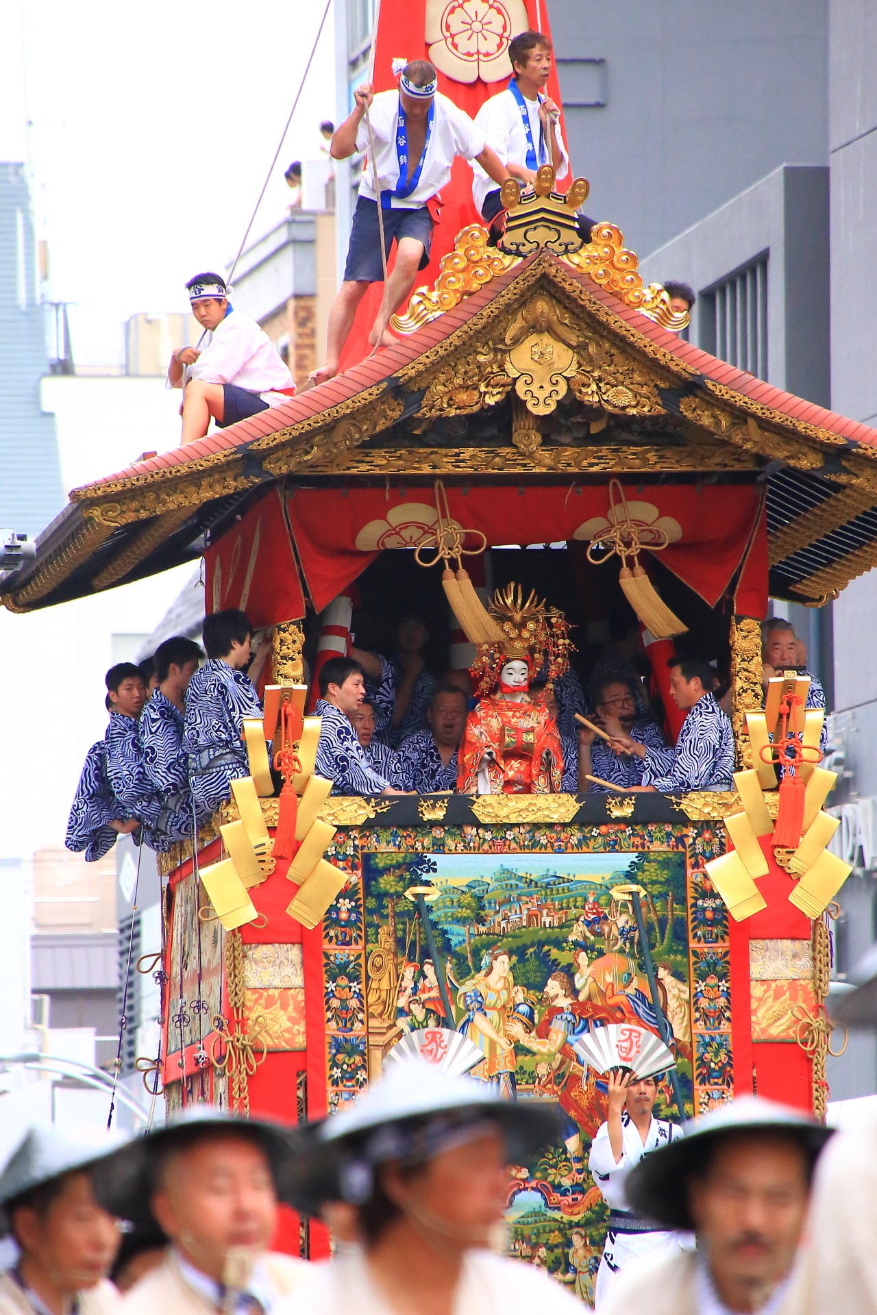 Yamahoko-Jyunko to be held at the Gion-Matsuri Festival