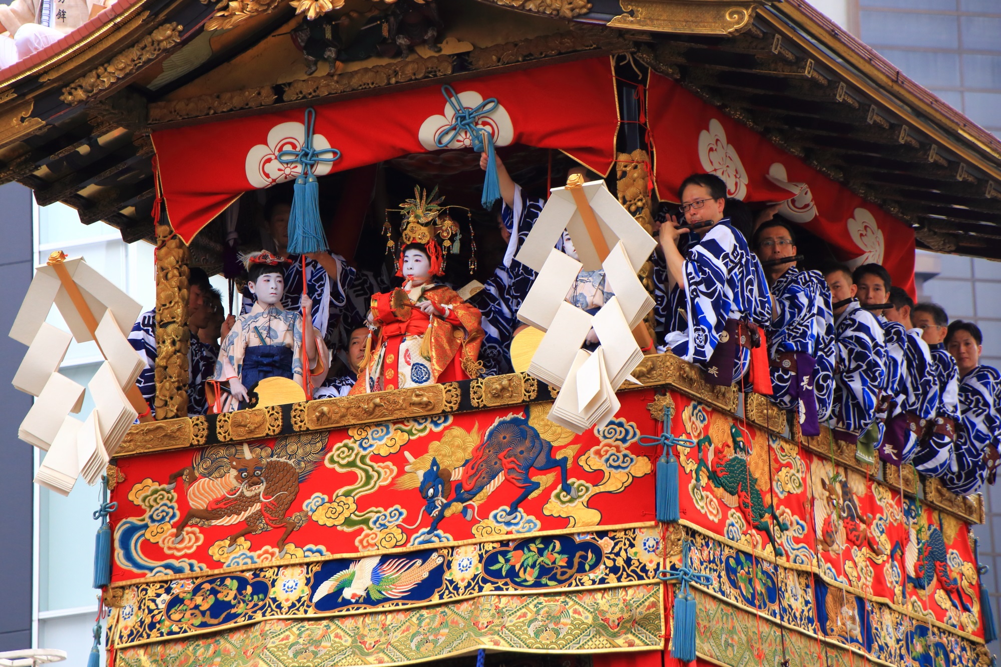 祇園祭 山鉾巡行　日本三大祭　京の街をめぐる豪華な山鉾
