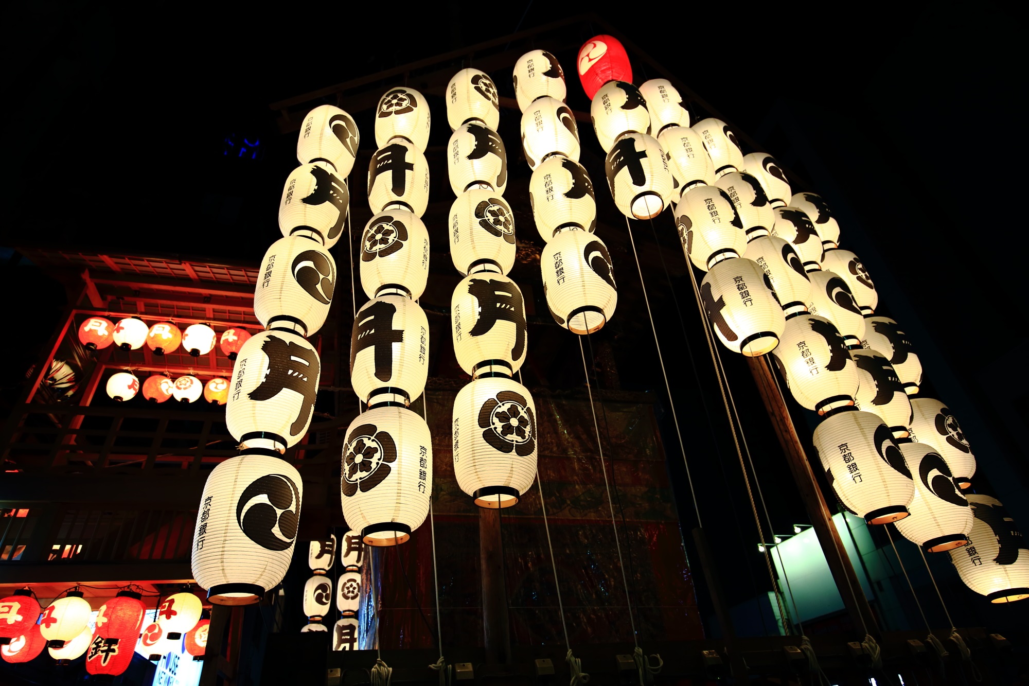 夏の風物詩　祇園祭の宵山　日本三大祭