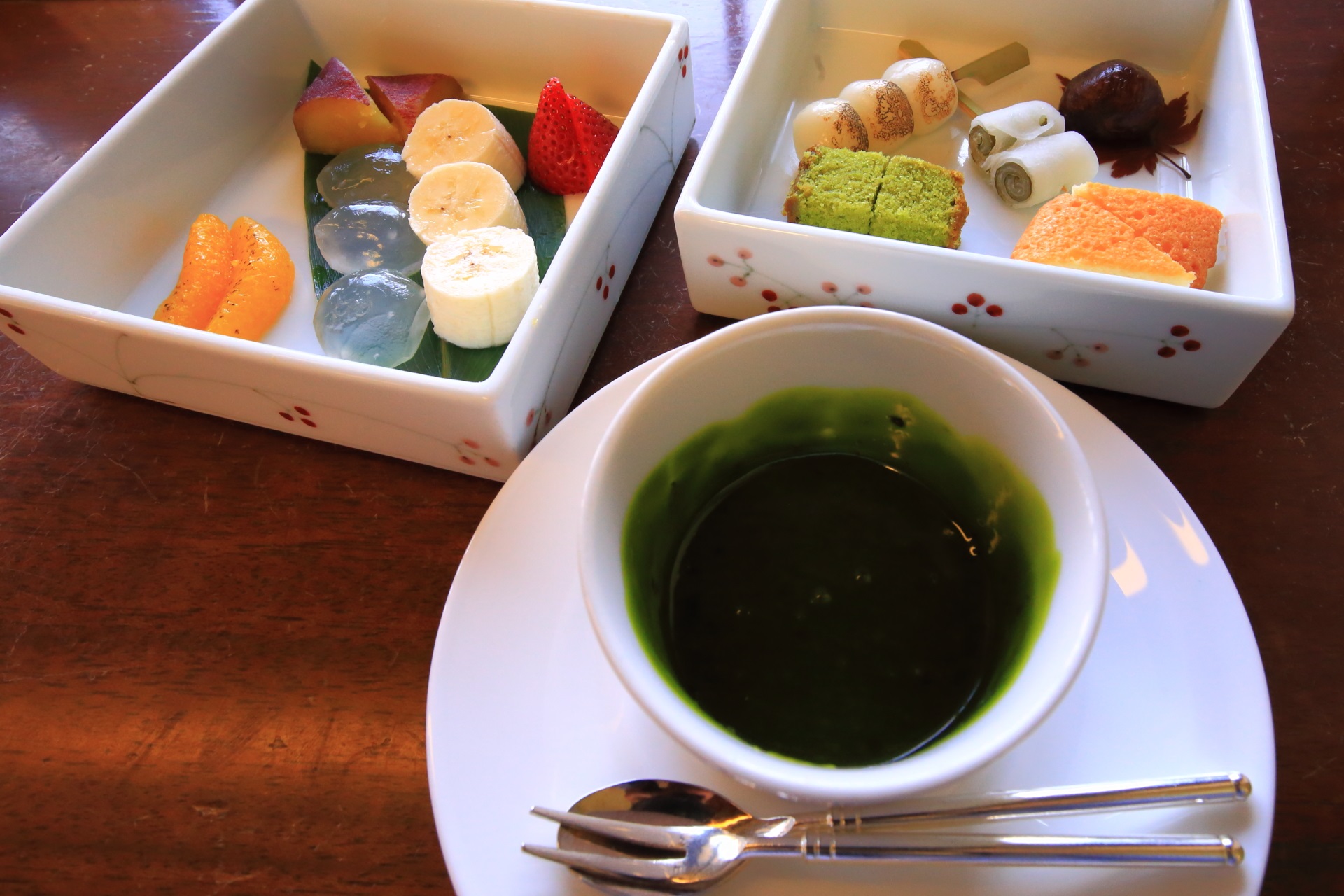 Gion-fondue Japanese style cake of JOUVENCELLE Kyoto