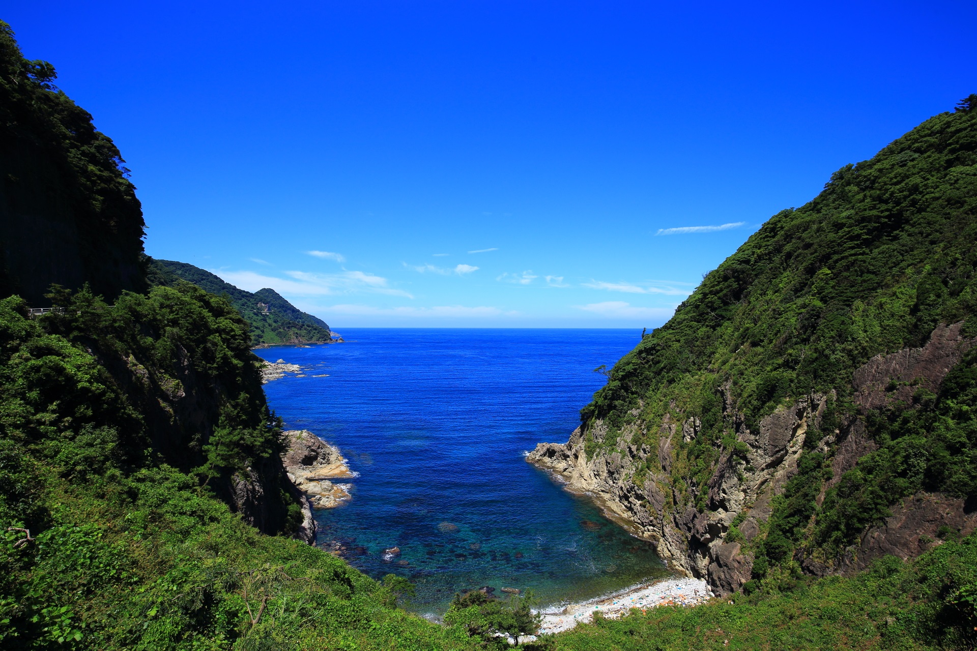 The Kamaya Coast and the Sea of Japan in Kyotango