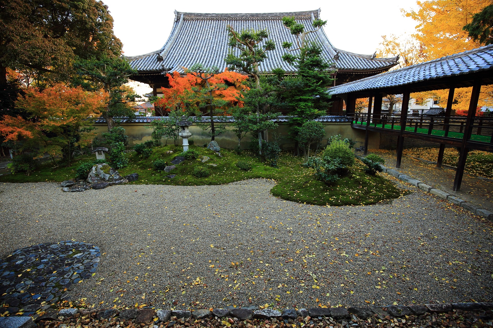 立本寺の素晴らしい紅葉と秋の情景
